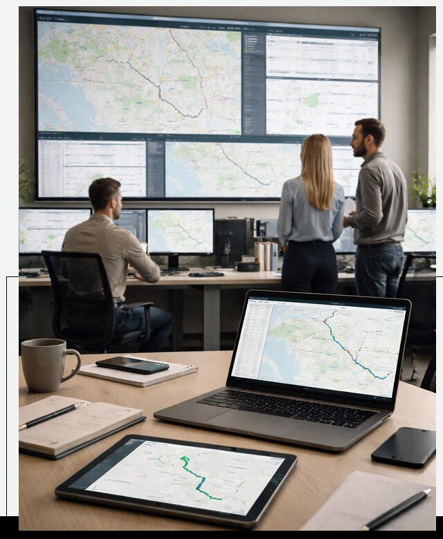 Трекинг грузов и Fleet Management, мониторинг автопарка в Благовещенске