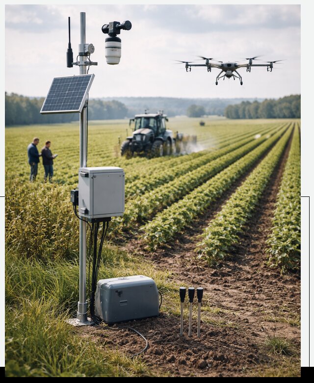 Разработка IoT мониторинга полей в Благовещенске от 8828 р. | АвикейБгв